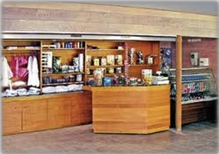 Área de atención al cliente y recepción del parque acuático Aquamar en Higuerote, Venezuela.