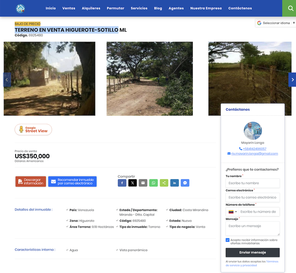 Terreno en Venta Higuerote